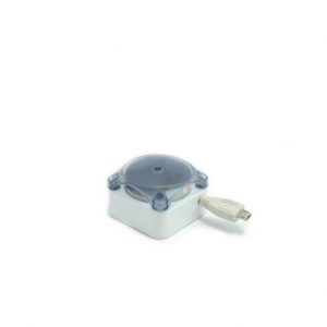 An alarmed retractor with mirco usb.