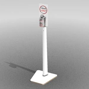 Branded Floorstanding Hand Sanitiser Dispenser