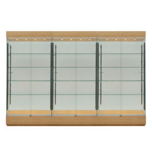 Frameless Retail Display Cabinets 3000mm wide