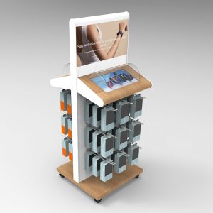 Retail Display Unit with Slatwall Shelves