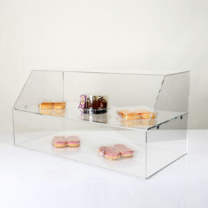 Food Screen with Display Shelf