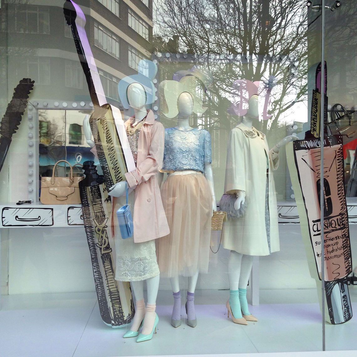 Printed Polystyrene Window Displays