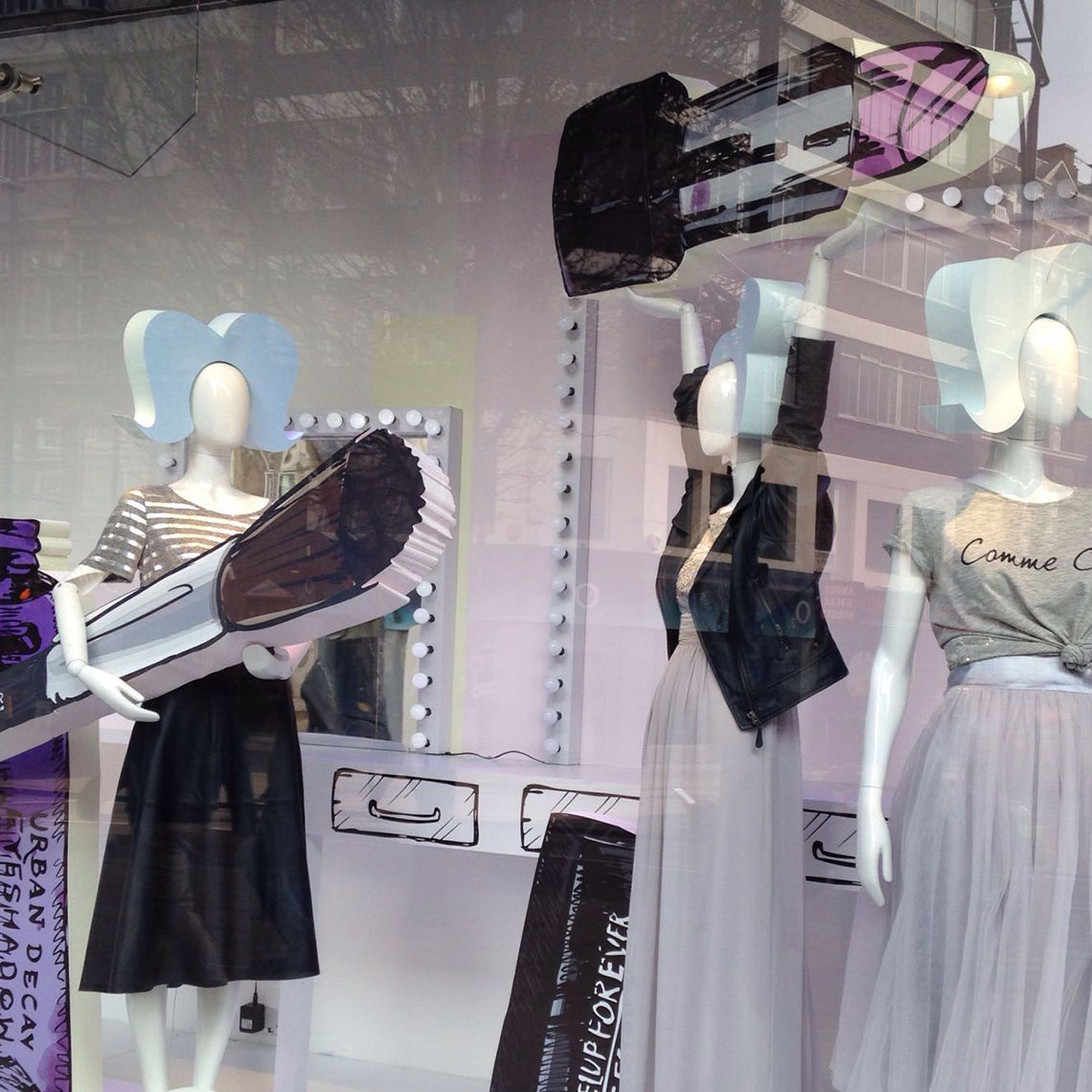 Printed Polystyrene Window Displays