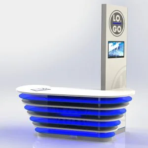 Illuminated Reception Desk