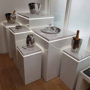 Illuminated Retail Plinths