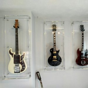 Wall Mounted Guitar Display Cabinet
