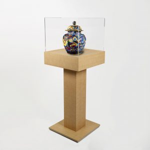 Wooden Plinth Display Case