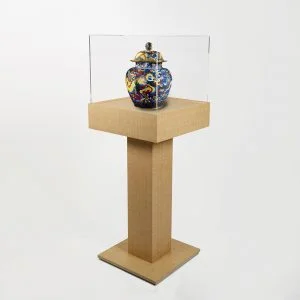 Wooden Plinth Display Case