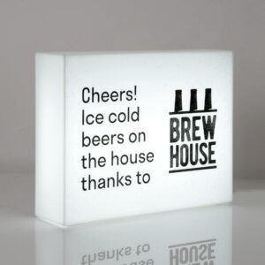 Frameless Lightbox Display