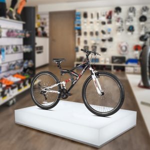 Illuminated Retail Display Plinths