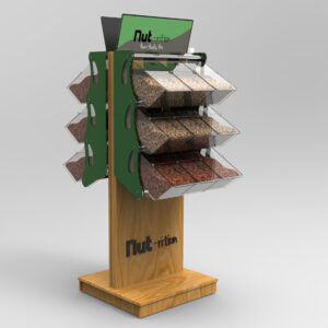 Floor Standing Packaging Free Pick and Mix Food Display