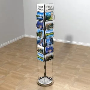 Floorstanding Postcard Display Stand