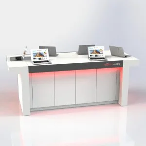Illuminated Retail Display Table
