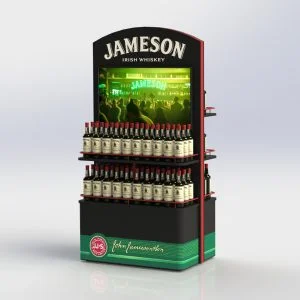 Shop Display Stand with Screen