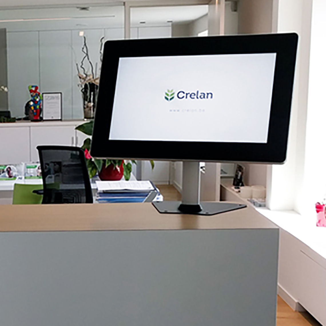 Touch Screen Stand for Counter Top