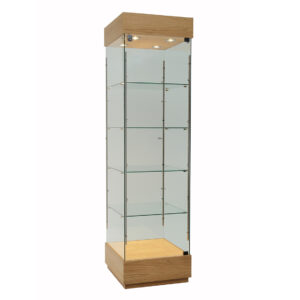 Slimline Frameless Retail Display Cabinets