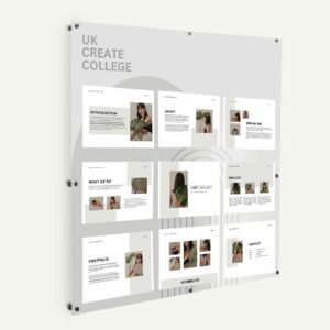 Printed Acrylic Notice Board