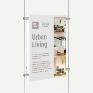 Ceiling To Floor Cable Poster Kit