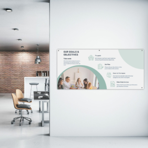 Office Timeline Wall Display