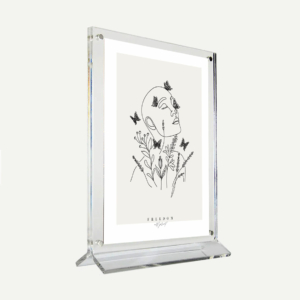 Slim Double Sided Menu Holder - Free Standing