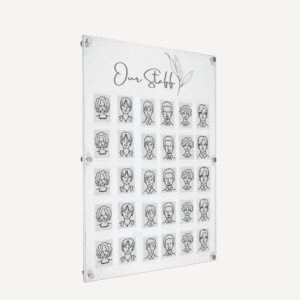 Printed Staff Photo Board