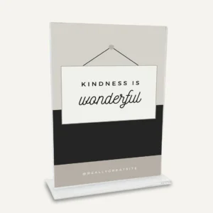 Premium Acrylic Poster Frame - Free Standing