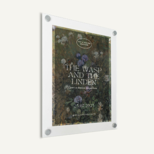 White Acrylic Photo Frame - Wall Mounted