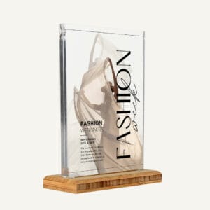 Wooden Poster Holder - Free Standing