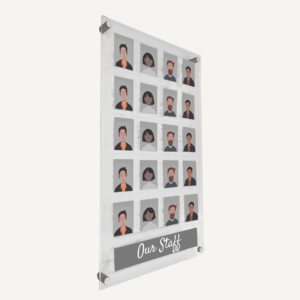 Clear - Staff Photo Board