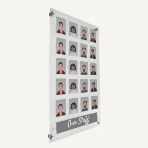 Clear - Staff Photo Board