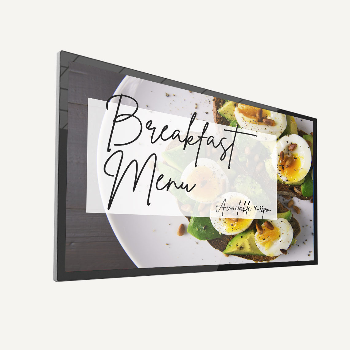 An Ultra Thin Digital Advertising Screen.