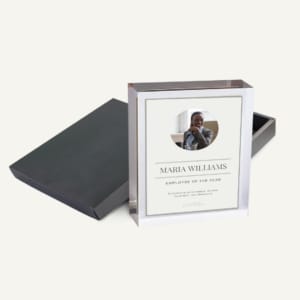 Gift Box - Acrylic Block