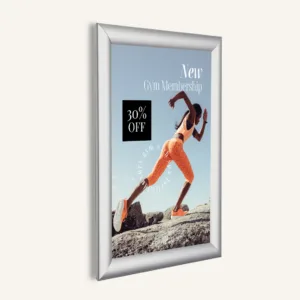 Silver Snap Frame - Wall Mounted