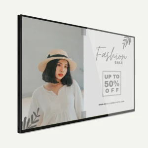 A digital advertising screen.