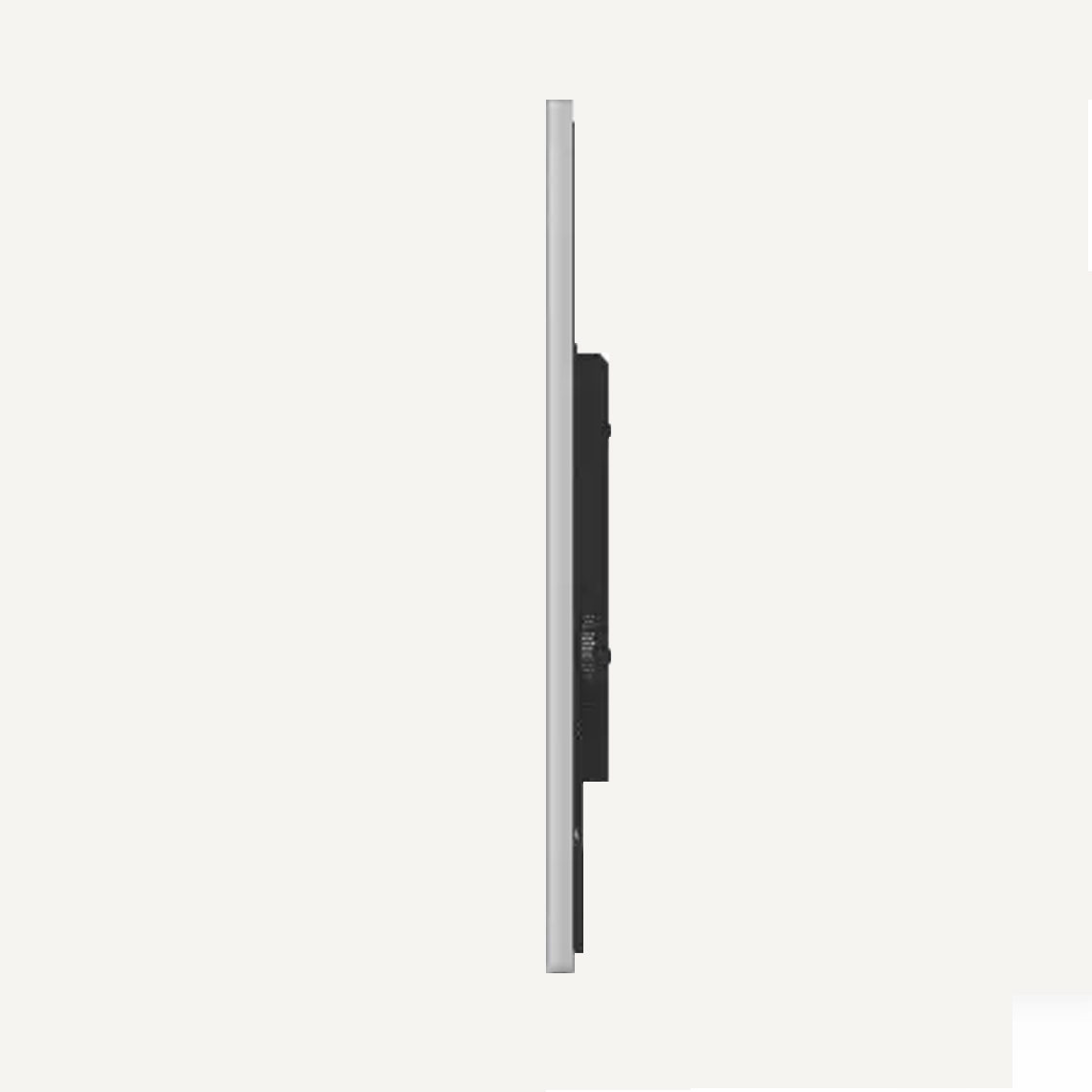 A side view of an Ultra Thin Digital Advertising Screen.