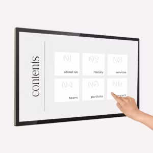 PCAP touch screen monitor.