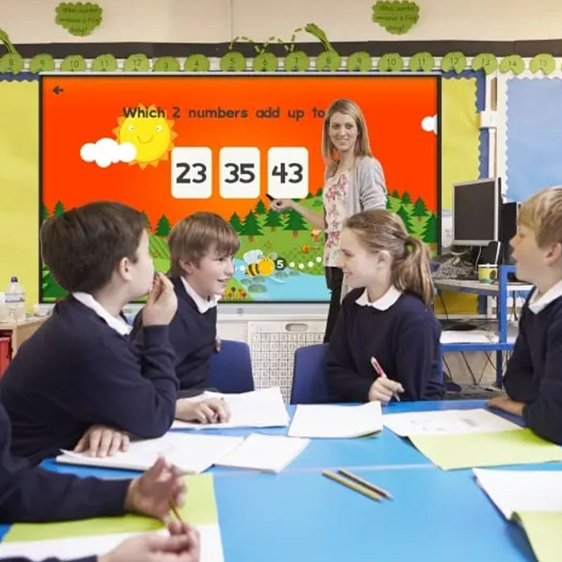 4K Smart Interactive Classroom Whiteboard