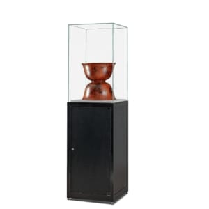 Oberon - Glass Display Plinth Cabinet