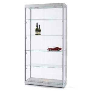 Iris - 1000mm Glass Display Cabinet with LED Lights