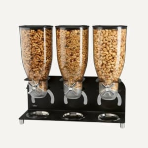 Triple Container Cereal Dispenser