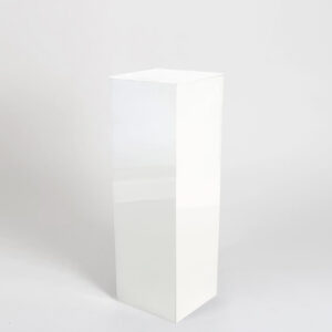 White plinth display podium.