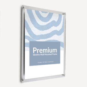 Slimline Acrylic Picture Frame - Wall Mounted