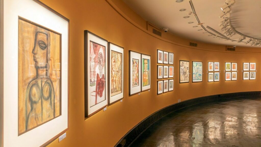 A gallery of images and paintings.
