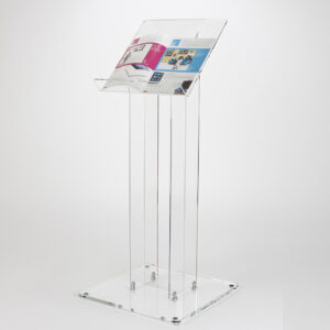 Clear Acrylic Lectern With book stand.
