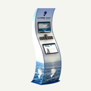 A digital pop up product display.